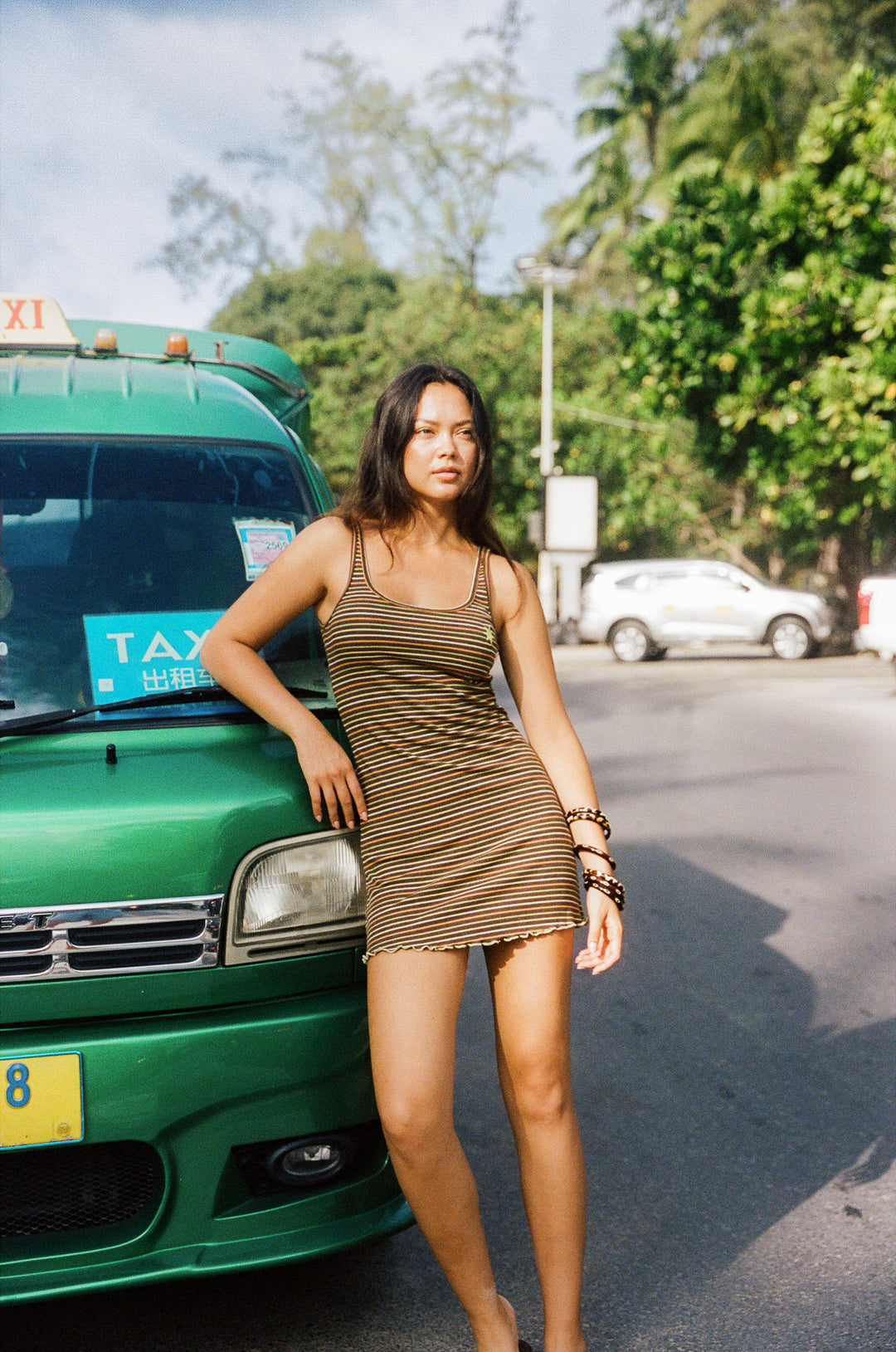 Striper Mini Dress - Black PRE-SALE