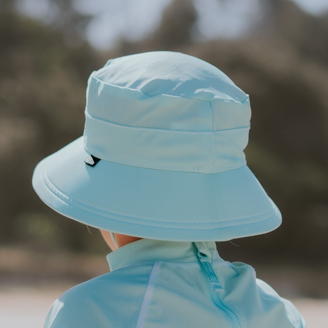 Kids Beach Bucket Hat - Aqua