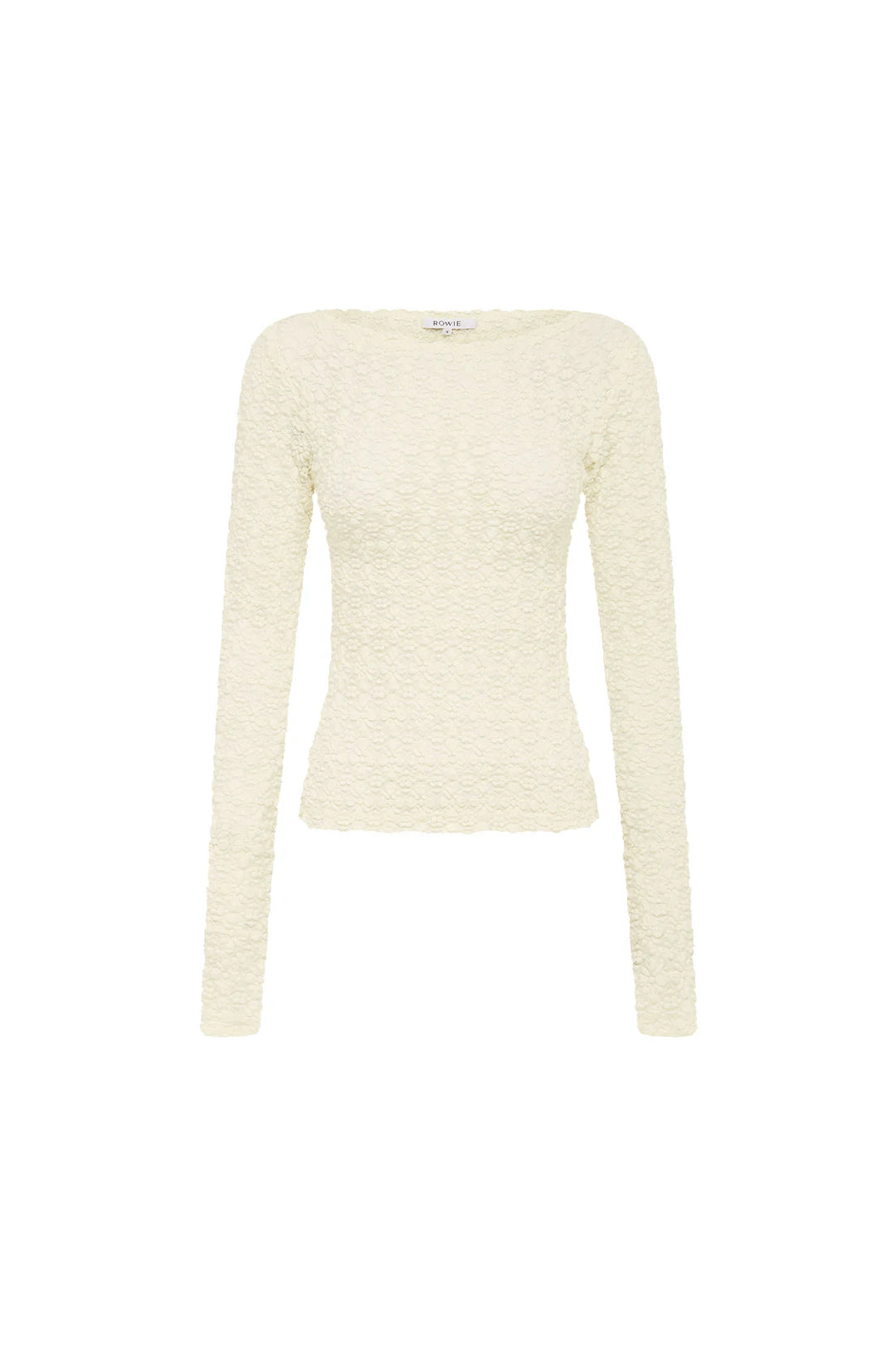 Samantha Clover Lace Top - Creme