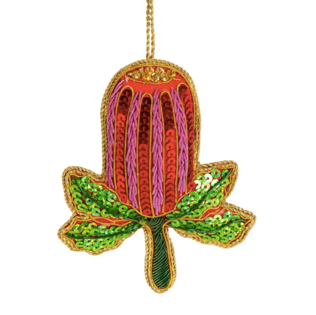 Banksia Sequin Tree Decoration