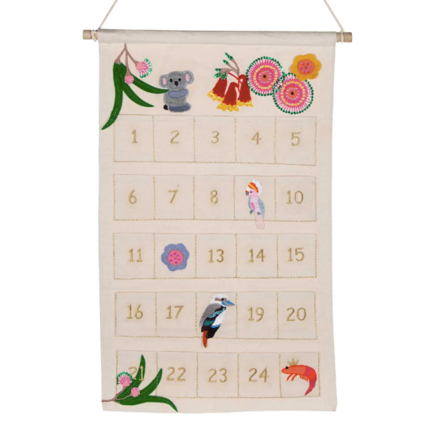 Native Australiana Applique Advent Calendar