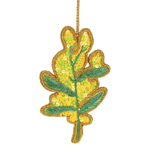 Wattle Hanging Tree Decoration