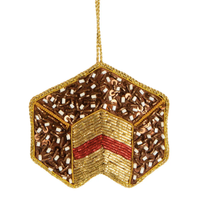 Lamington Sequin Tree Decoration