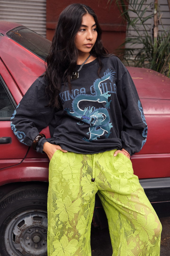 Rex Dragon Roses LS Tee