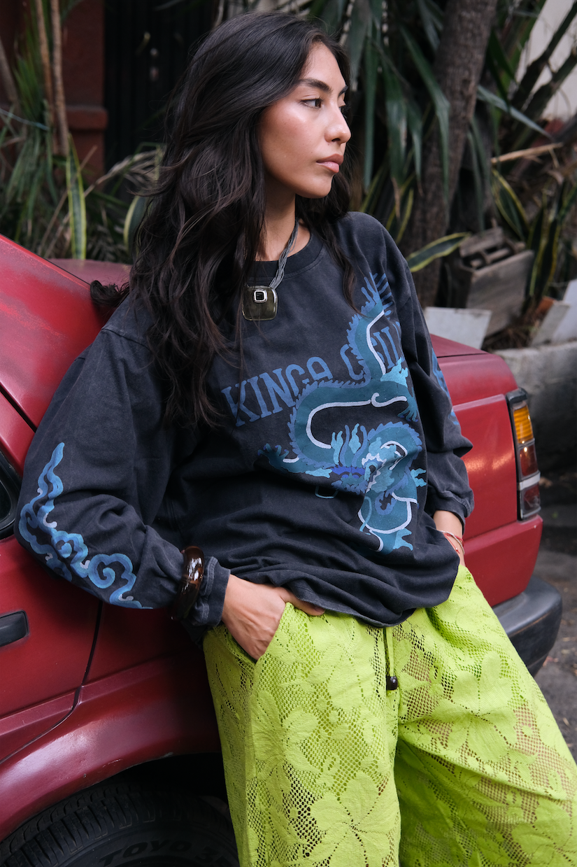 Rex Dragon Roses LS Tee