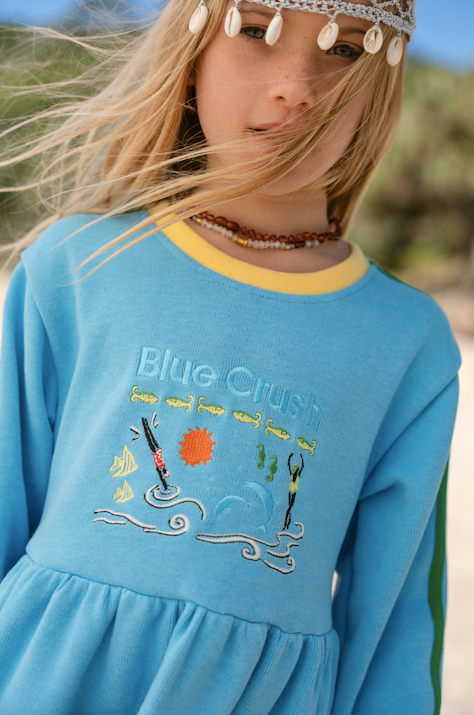 Blue Crush Jumper Dress PRE-SALE