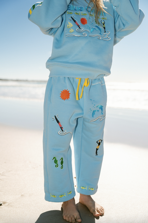 Blue Crush Tracksuit Set