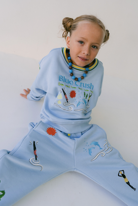 Blue Crush Tracksuit Set