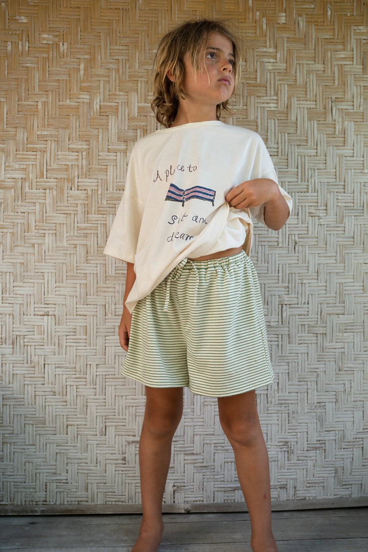 Thea Shorts - Hunter Stripe PRE-SALE