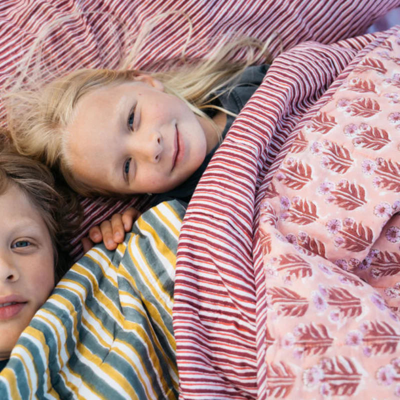 Reversible Cotton Sleeping Bag Set - Moonlight Haze