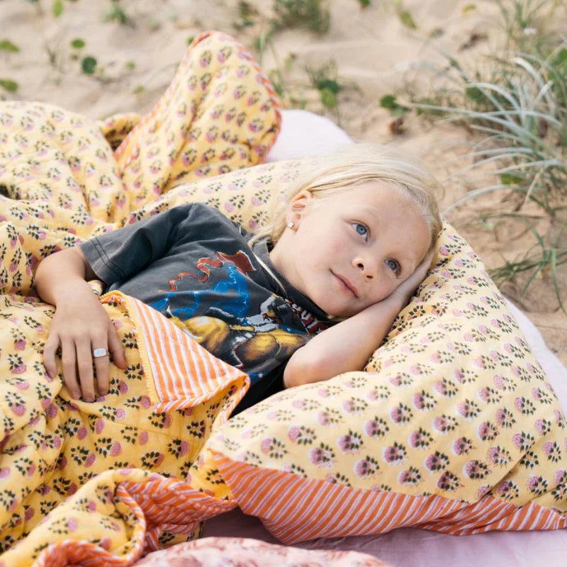 Reversible Cotton Sleeping Bag Set - Sunshine
