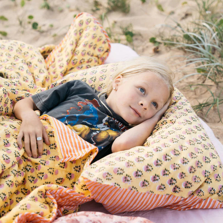 Reversible Cotton Sleeping Bag Set - Sunshine