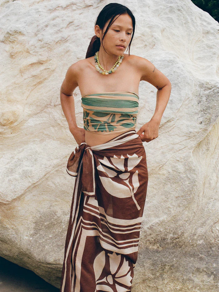 Square Pareo - Clove Coconut