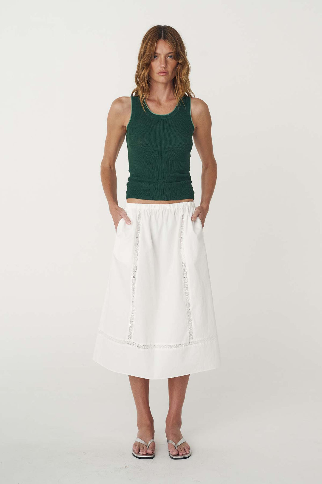 Suri Lace Midi Skirt