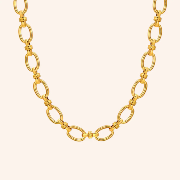 Tusk Chain Necklace 18k Gold Plated