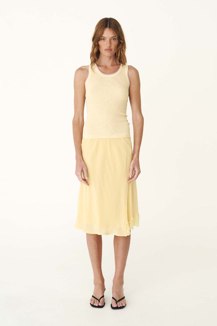 Tessa Silk Midi Skirt