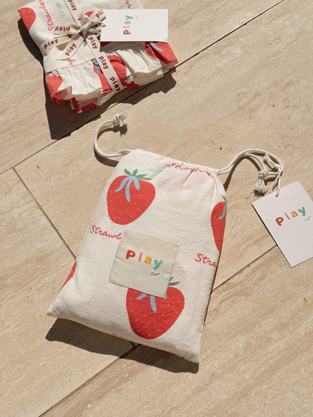 Strawberry Shortcake Fitted Sheet - COT