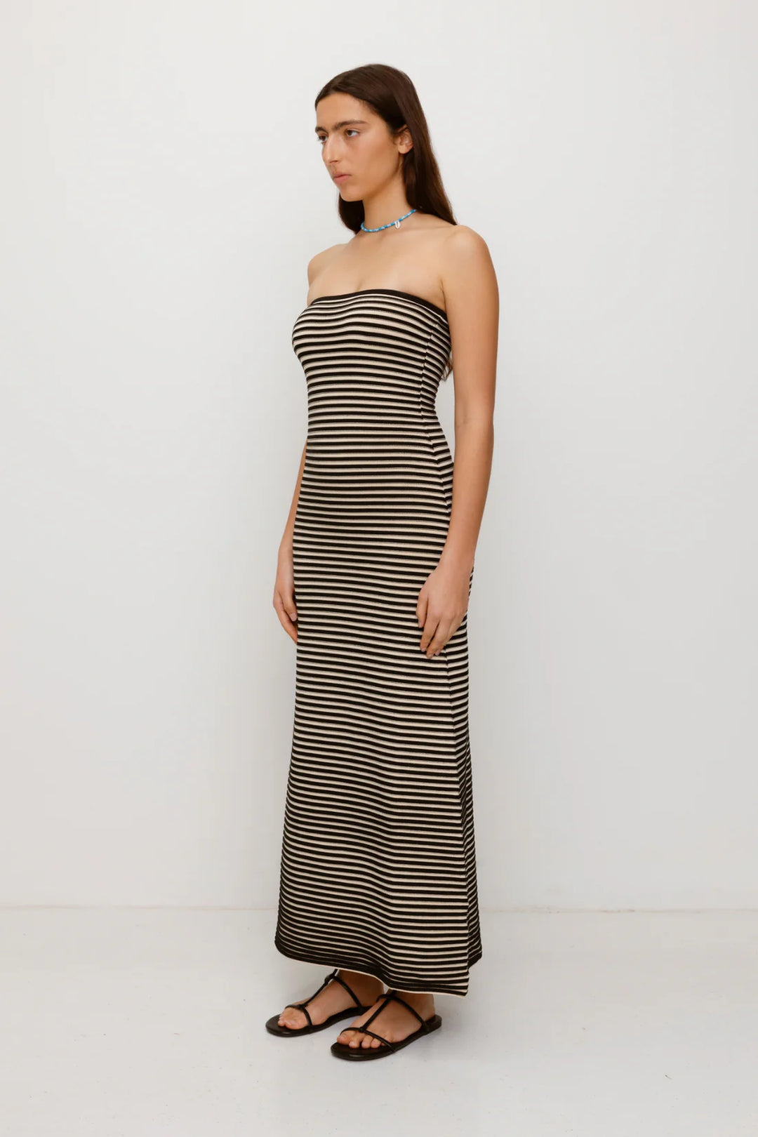 Sunmor Knit Maxi Dress - Noir