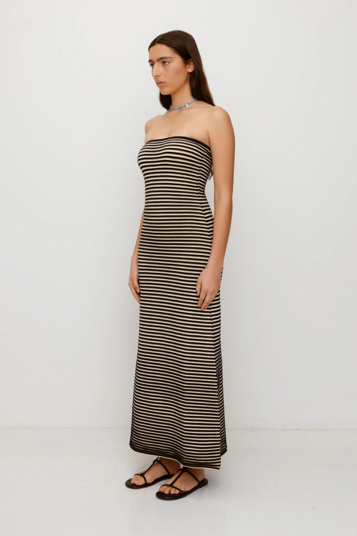 Sunmor Knit Maxi Dress - Noir