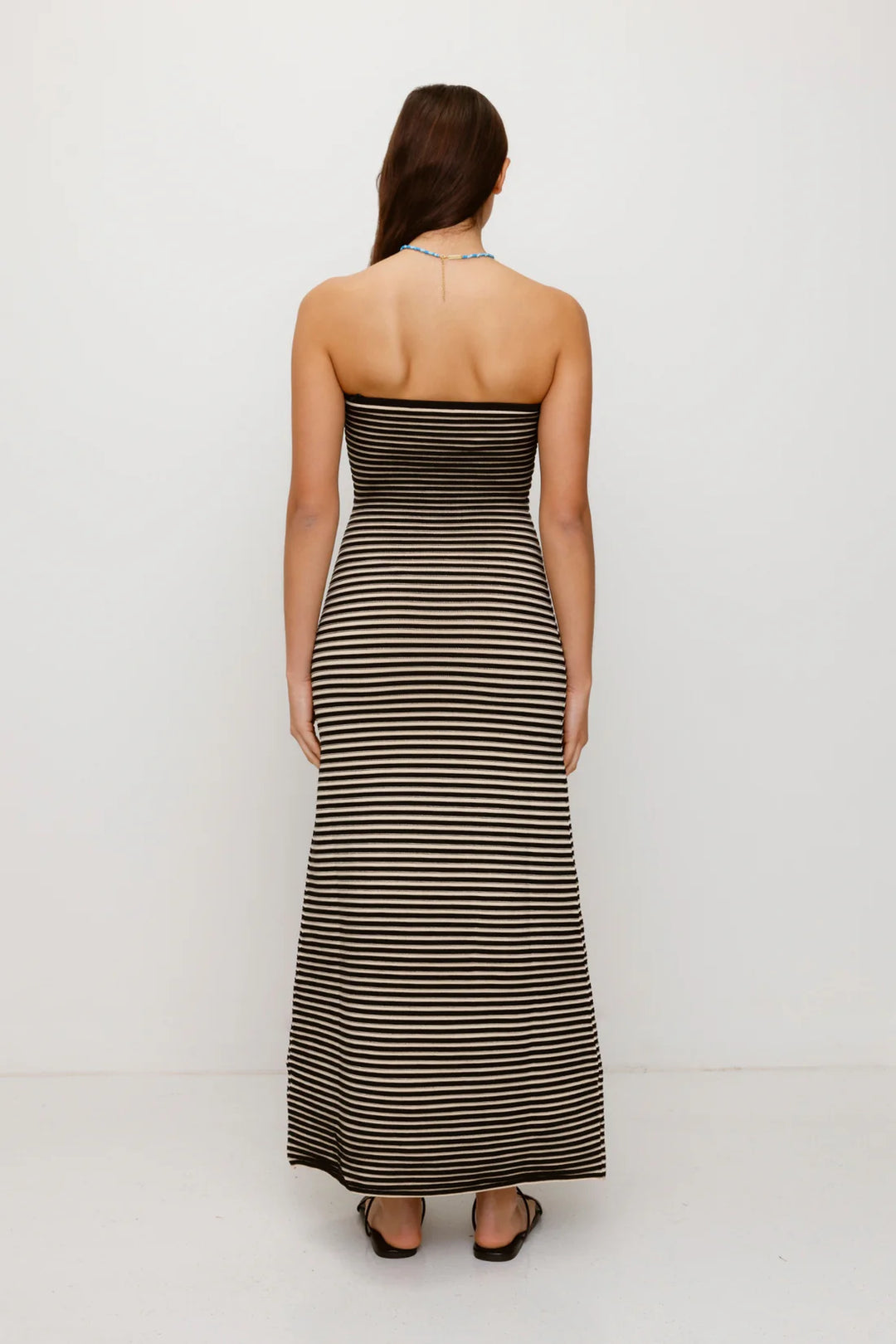 Sunmor Knit Maxi Dress - Noir
