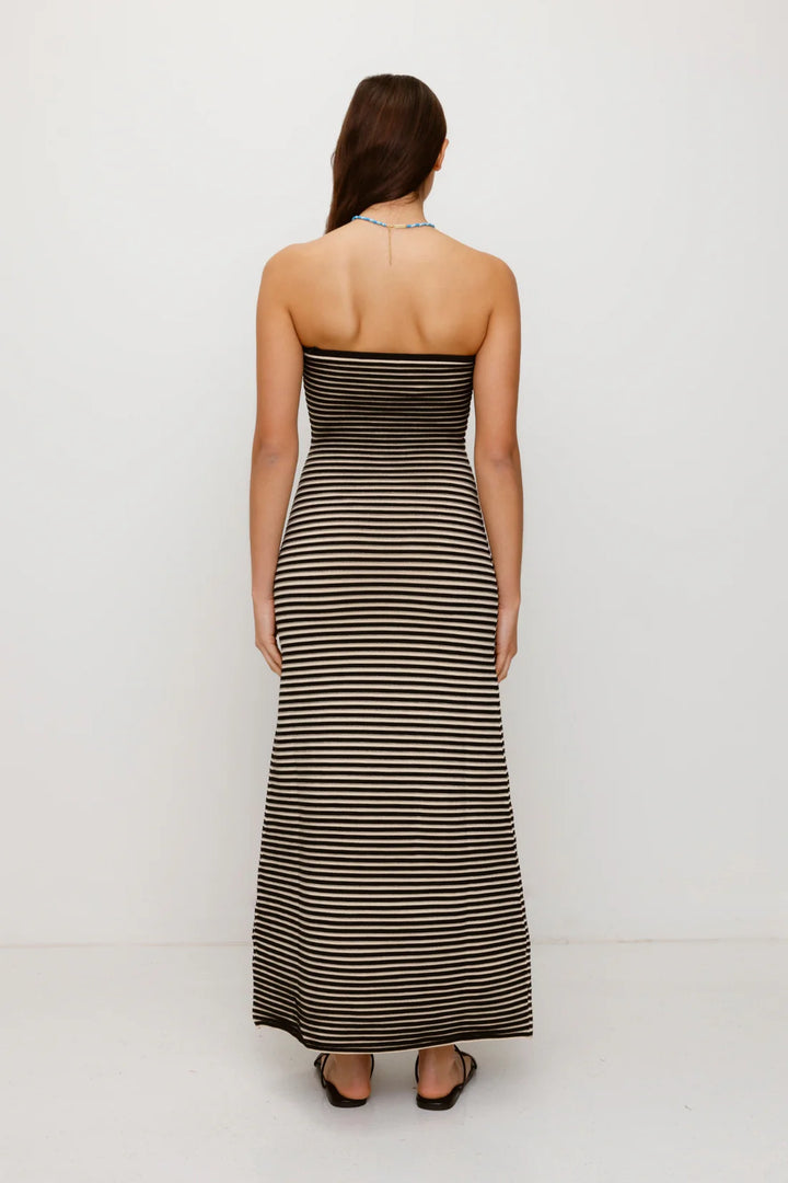 Sunmor Knit Maxi Dress - Noir