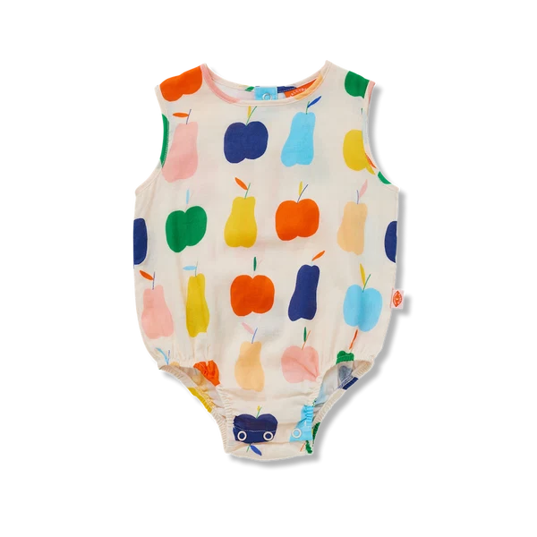 Tiny Orchard Woven Singletsuit