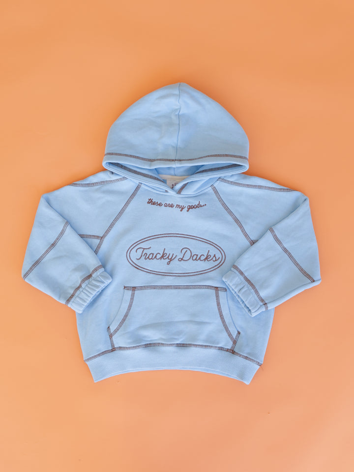 Good Tracky Dacks Blue Hoodie