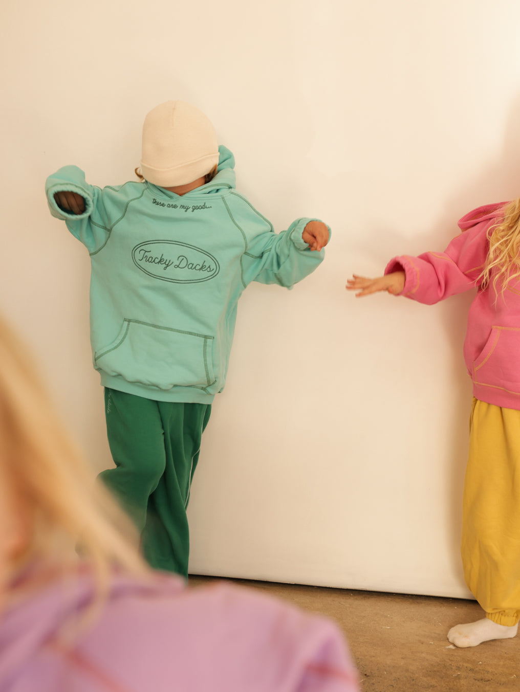 Good Tracky Dacks Aqua Hoodie