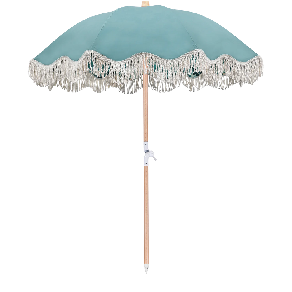 Wandering folk beach umbrella Lola peppermint