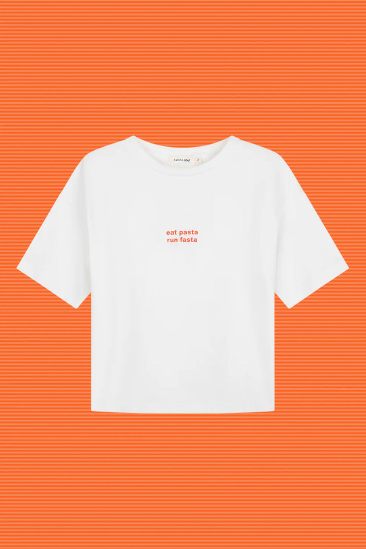Pasta Tee - White