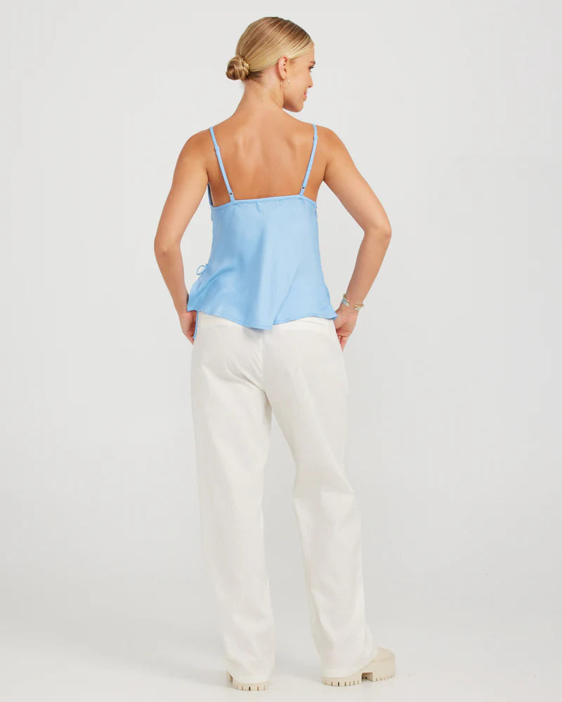 Christabel Top - Pale Blue