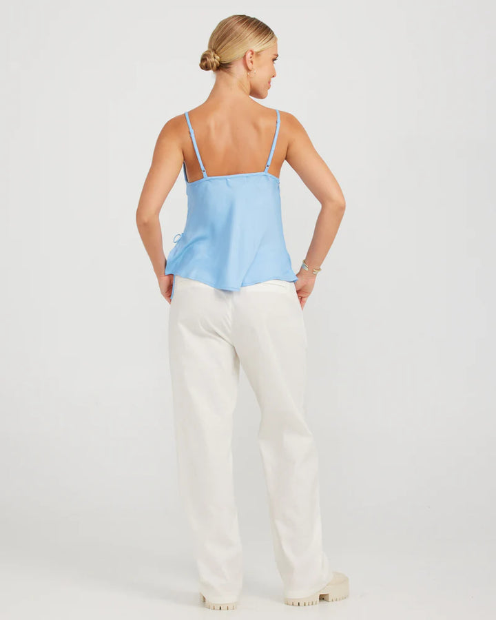 Christabel Top - Pale Blue