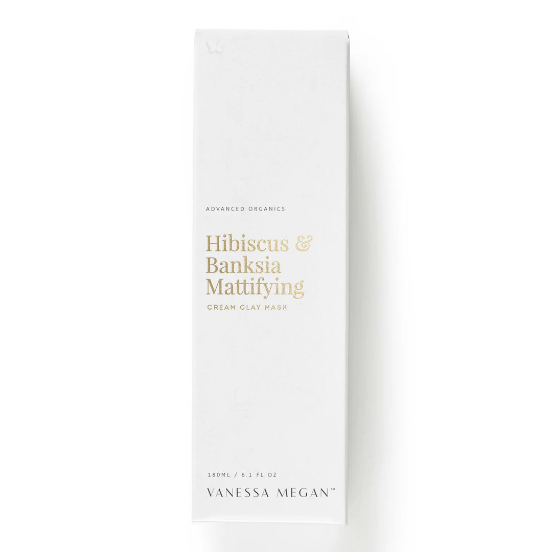 Hibiscus & Banksia Mattifying Cream Clay Mask - 180ml