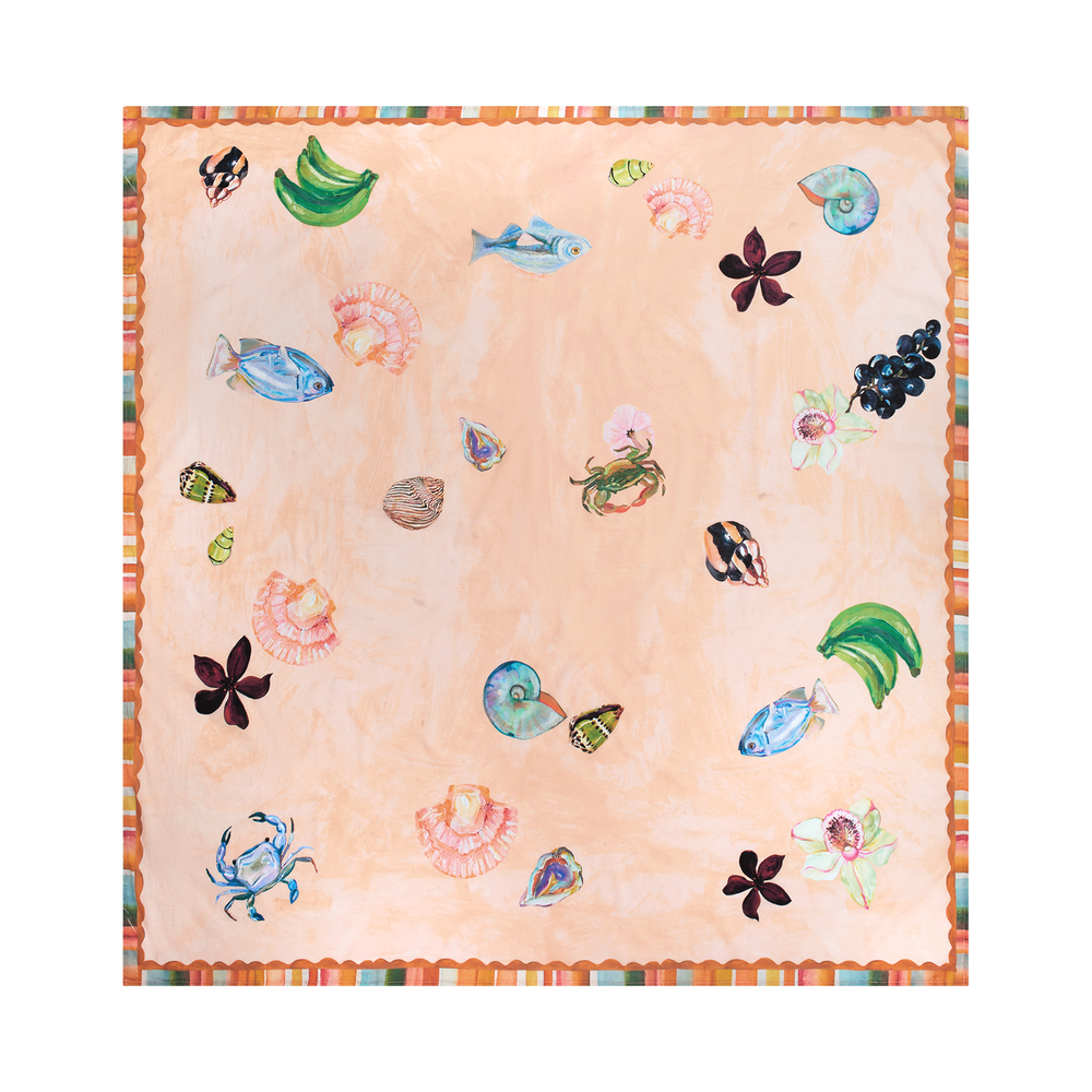 Annie Everingham Sarong -  Pastel Sea