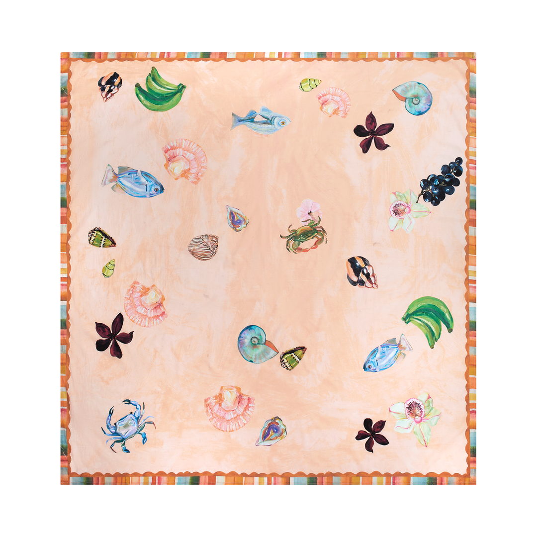 Annie Everingham Sarong -  Pastel Sea