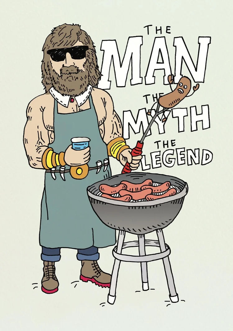 Sausage Legend Father's Day Card