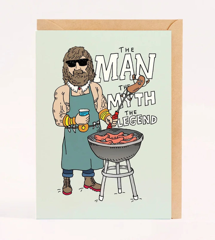 Sausage Legend Father's Day Card