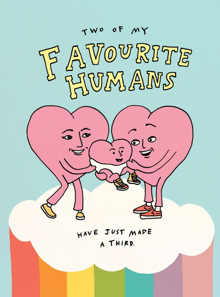 Third Favourite Baby Card