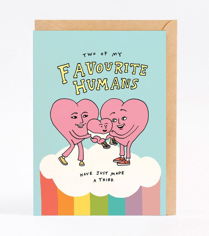 Third Favourite Baby Card