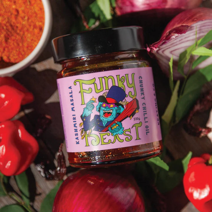 Funky Beast – South Indian Masala Chunky Chilli Oil