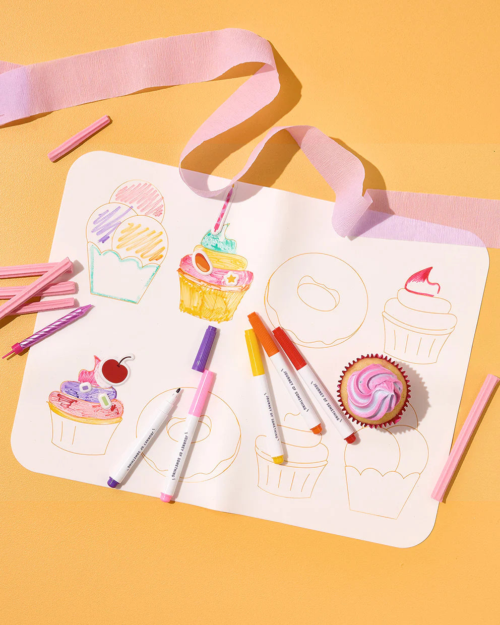 Wipeable Silicone Colouring Mat - Sweet As