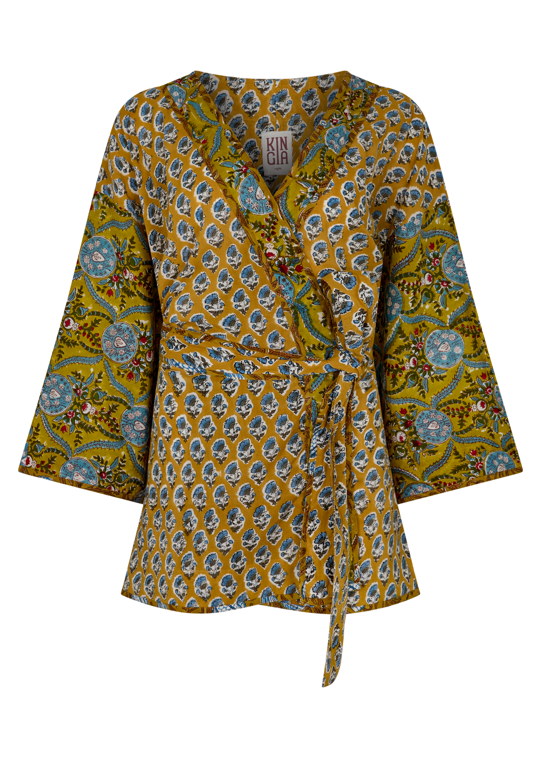 Zoya Block Print Souvenir Kimono