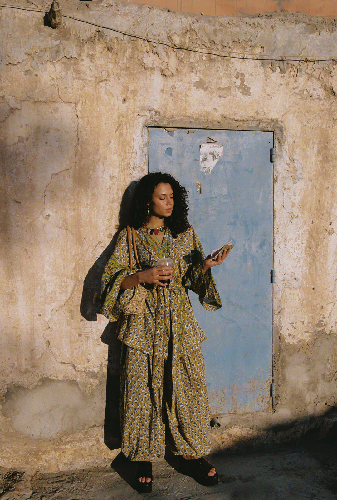 Zoya Block Print Souvenir Kimono