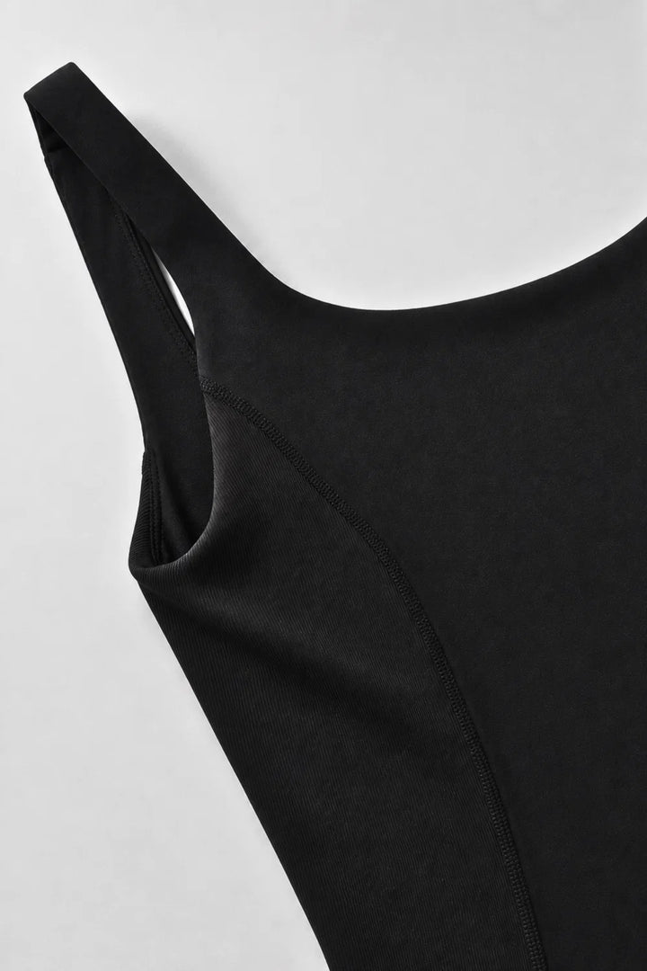2 Inch Bodysuit - Black Tonal