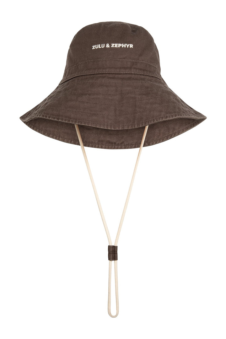 ZZ Logo Bucket Hat - Cocoa
