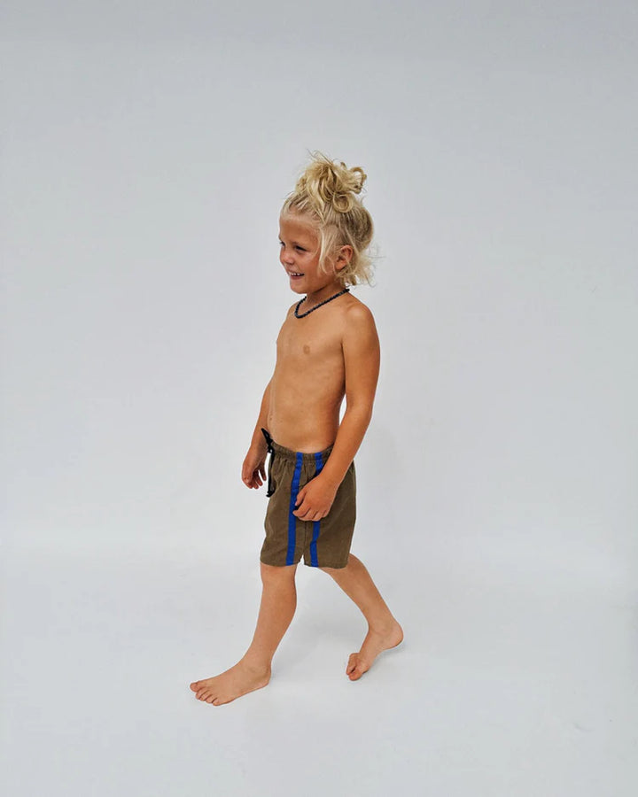 Twin Stripe Swim Short - River