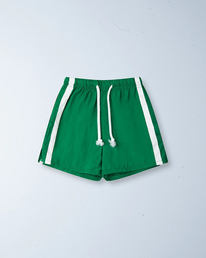 Twin Stripe Swim Short - Verde