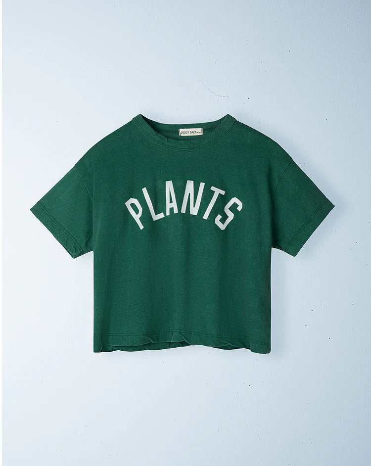 Plants Tee - Kale Green