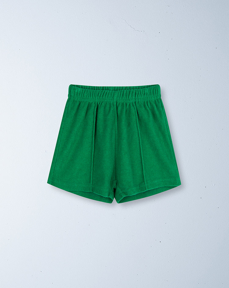 Tiki Terry Short - Parrot Green