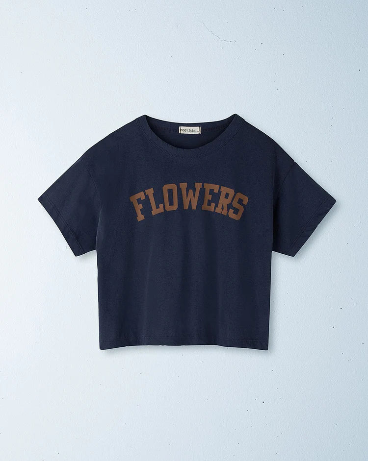 Flowers Tee - Midnight